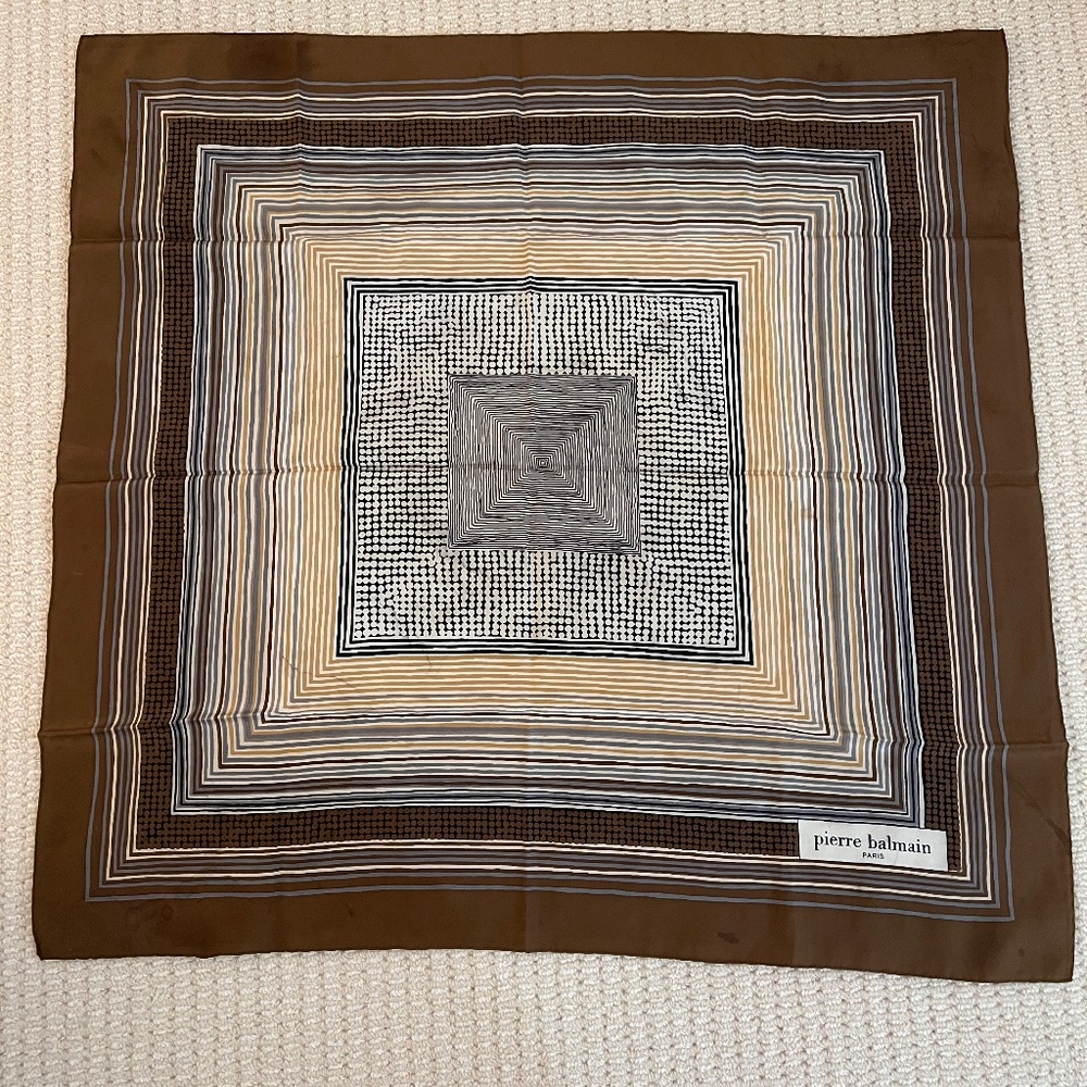 Vintage Pierre Balmain scarf